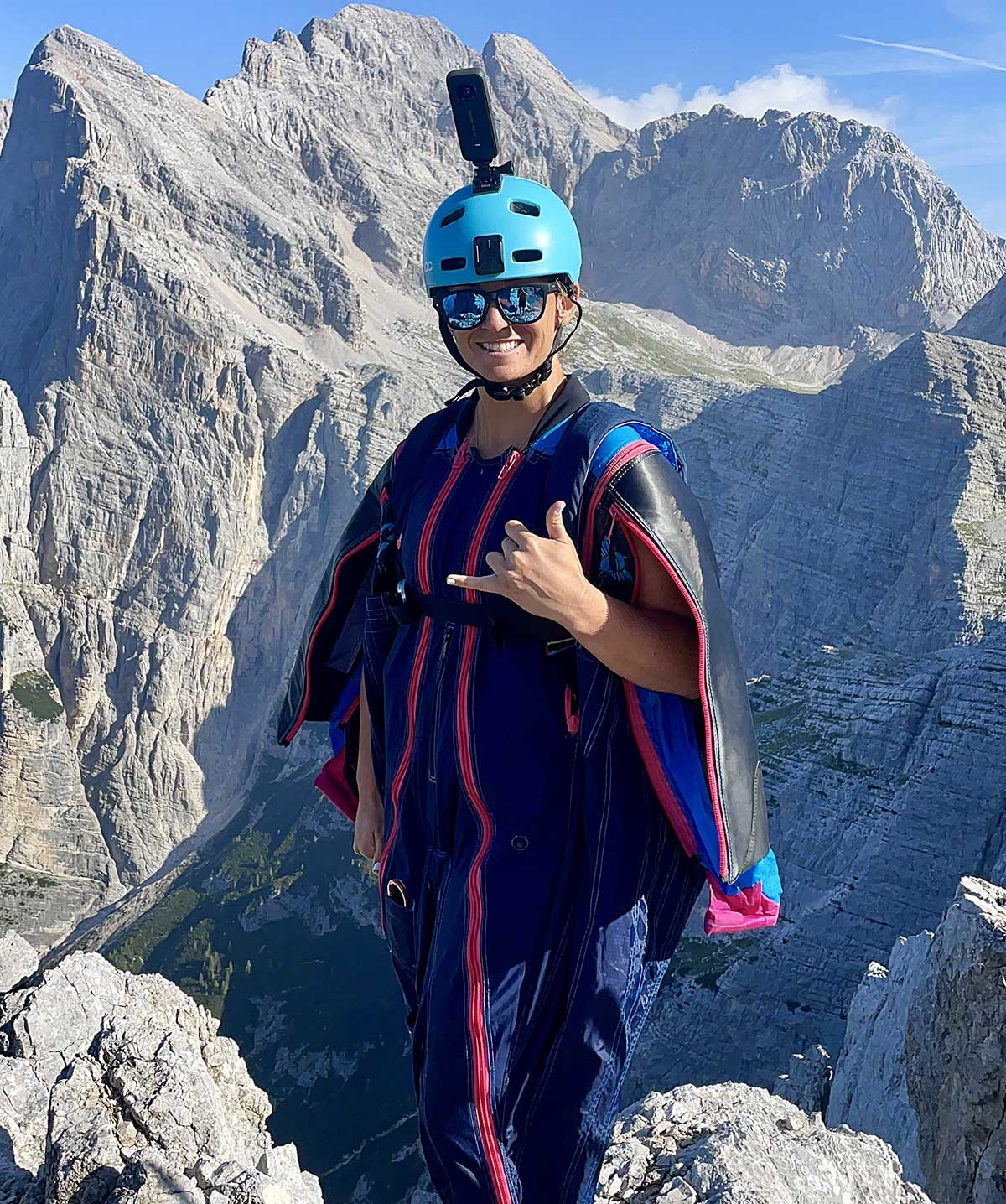 Bibi Carmouche, BASE jumper for 22 Jumps Camelback Mountain 2024